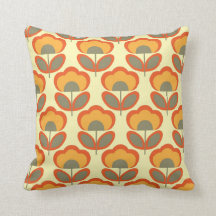 Retro  hippy florale patroon