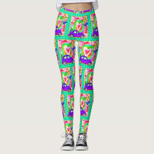 Retro Hippy Tie Dye Car Heart uit de jaren zestig 