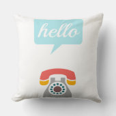 Retro Hipster Colorful Old Fashioned Phone Kussen (Voorkant)