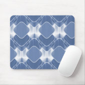Retro Hipster Mousepad, blauw Muismat (Met muis)