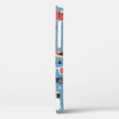 Retro-hipster naadloos patroon Case-Mate iPhone case (Achterkant / Links)