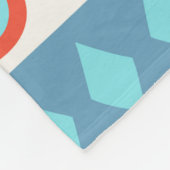 Retro-hipster naadloos patroon fleece deken (Hoek)