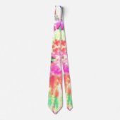 *~* Retro. Hipster Rainbow Psychodelic Tie Dye Stropdas (Voorkant)