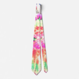 *~* Retro. Hipster Rainbow Psychodelic Tie Dye Stropdas