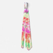 *~* Retro. Hipster Rainbow Psychodelic Tie Dye Stropdas (Achterkant)