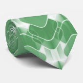 Retro Hipster Stropdas, groen Stropdas (Opgerold)