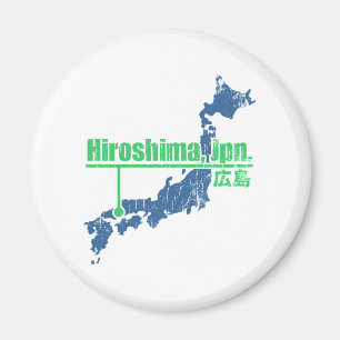 Retro Hiroshima Magneet