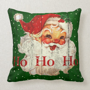  Retro Ho Ho Santa Claus Pillow Kussen