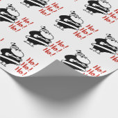 Retro Ho Ho Santa | Papier voor onmiddellijke verp (Hoek)