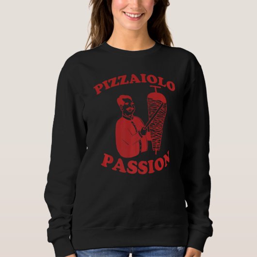 Retro Hobby Pizza Maker Pizzaiolo Passion Pizza Ba Trui (Voorkant)