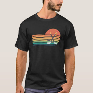 Retro Hockey Speler Fan Man Jongen Tiener Kleurrij T-shirt