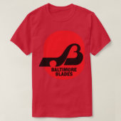 Retro Hockey WHA Baltimore Blades Hockey Team T-shirt (Design voorkant)