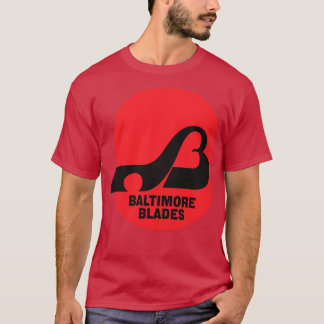 Retro Hockey WHA Baltimore Blades Hockey Team T-shirt