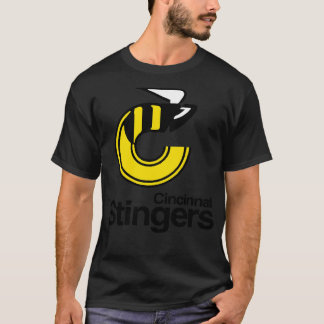 Retro Hockey WHA Cincinnati Stingers Hockey Team S T-shirt