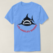 Retro Hockey WHA Los Angeles Haaien Hockey Team T-shirt (Design voorkant)