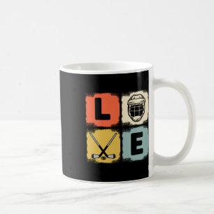Retro-hockeyliefhebbers kleding voor mannen vrouwe koffiemok