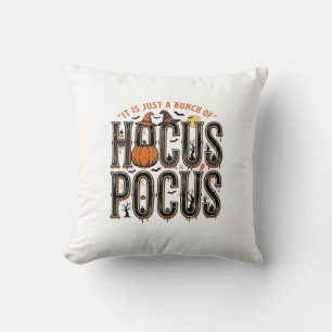 Retro Hocus Pocus Halloween Pompoen Shirt Ontwerp Kussen