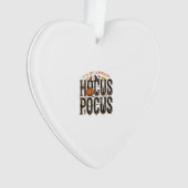 Retro Hocus Pocus Halloween Pompoen Shirt Ontwerp Ornament (voorkant)
