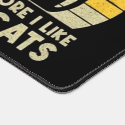 Retro Hoe meer mensen ik ontmoet hoe leuker ik mij Bureaumat (Hoek)