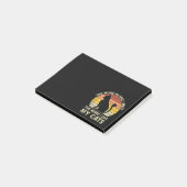 Retro Hoe Meer Mensen Ik Ontmoet Hoe Meer Ik Van M Post-it® Notes (Schuin)