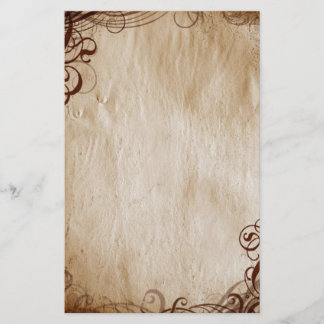 Retro hoeken briefpapier