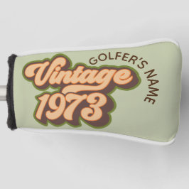 Retro  Hoesje 1973 Aangepast papier Golfheadcover