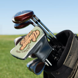 Retro  Hoesje 1973 Aangepast papier Golfheadcover