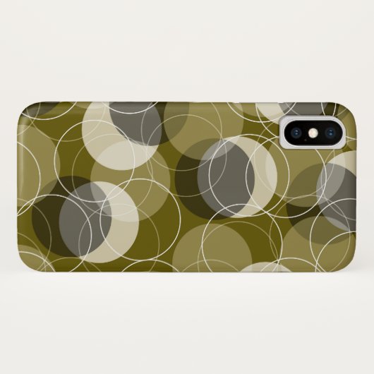 Retro Hoesje van de Telefoon van het Patroon van (Achterkant (horizontaal))