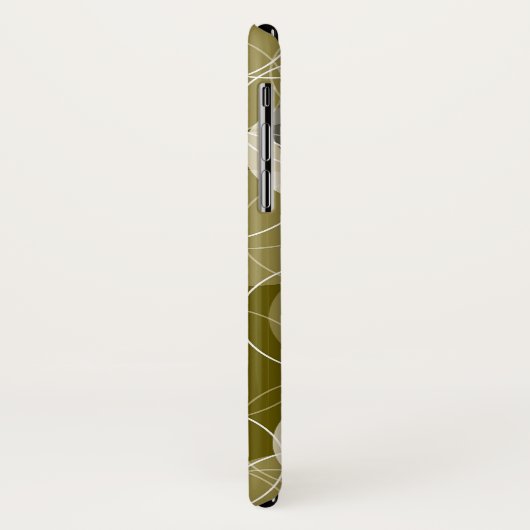 Retro Hoesje van de Telefoon van het Patroon van (Achterkant/links)