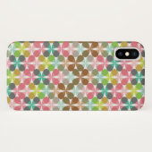 Retro Hoesje van de Telefoon van het Patroon van (Achterkant (horizontaal))