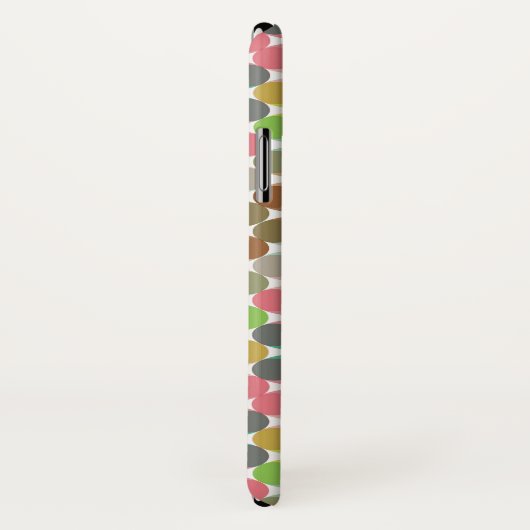 Retro Hoesje van de Telefoon van het Patroon van (Achterkant / rechts)