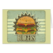 Retro-Hoesje voor het menu Snel voedsel (Voorkant Horizontaal)