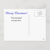 Retro Holiday Angel Briefkaart (Achterkant)