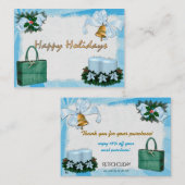 Retro Holiday Blues KORTING / CADEAU voor bedrijve (Voorkant / Achterkant)