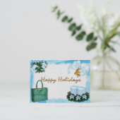 Retro Holiday Blues KORTING / CADEAU voor bedrijve (Staand voorkant)