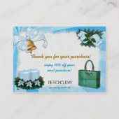 Retro Holiday Blues KORTING / CADEAU voor bedrijve (Achterkant)