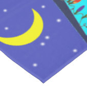 Retro Holiday Cartoon Party Tablecloth Tafelkleed (Gekanteld)