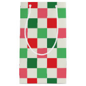 Retro Holiday Check Klein Cadeauzakje (Voorkant)