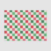 Retro Holiday Check Tissuepapier (Voorkant)
