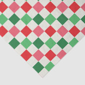 Retro Holiday Check Tissuepapier (Detail)