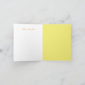 “Retro Holiday Greeting Card – Santa & Gifts” Kaart (Binnen)