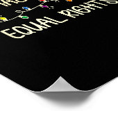 Retro Holiday Lights & Reproductive Rights Xma Poster (Hoek)