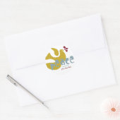 Retro Holiday Peace Label (Envelop)