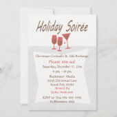 Retro Holiday Soiree Uitnodiging (Voorkant)