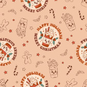 Retro Holiday Towels Funky Pastel Bathroom Style Bad Handdoek