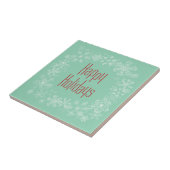 Retro Holiday Trivet Tegeltje (Zijkant)