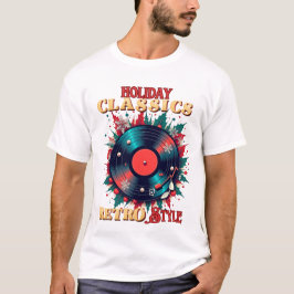 Retro Holiday Vinyl Magic T-shirt