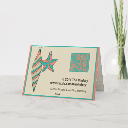 Retro Holidays [card] Feestdagen Kaart (Achterkant)