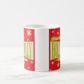 Retro Holly Jolly Kerstmis Koffiemok (Center)