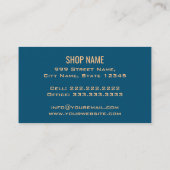 Retro Home Gebakken Gourmet Handgemaakte Cookies Visitekaartje (Achterkant)